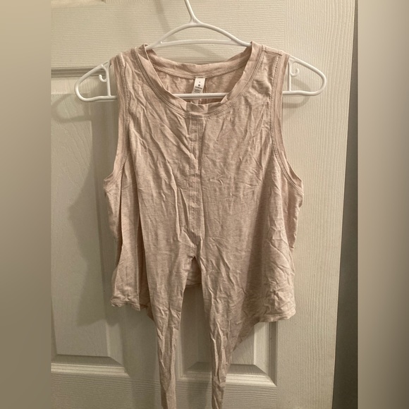Lululemon Time to Restore tank sz 6 - Heathered Dune - Picture 2 of 3